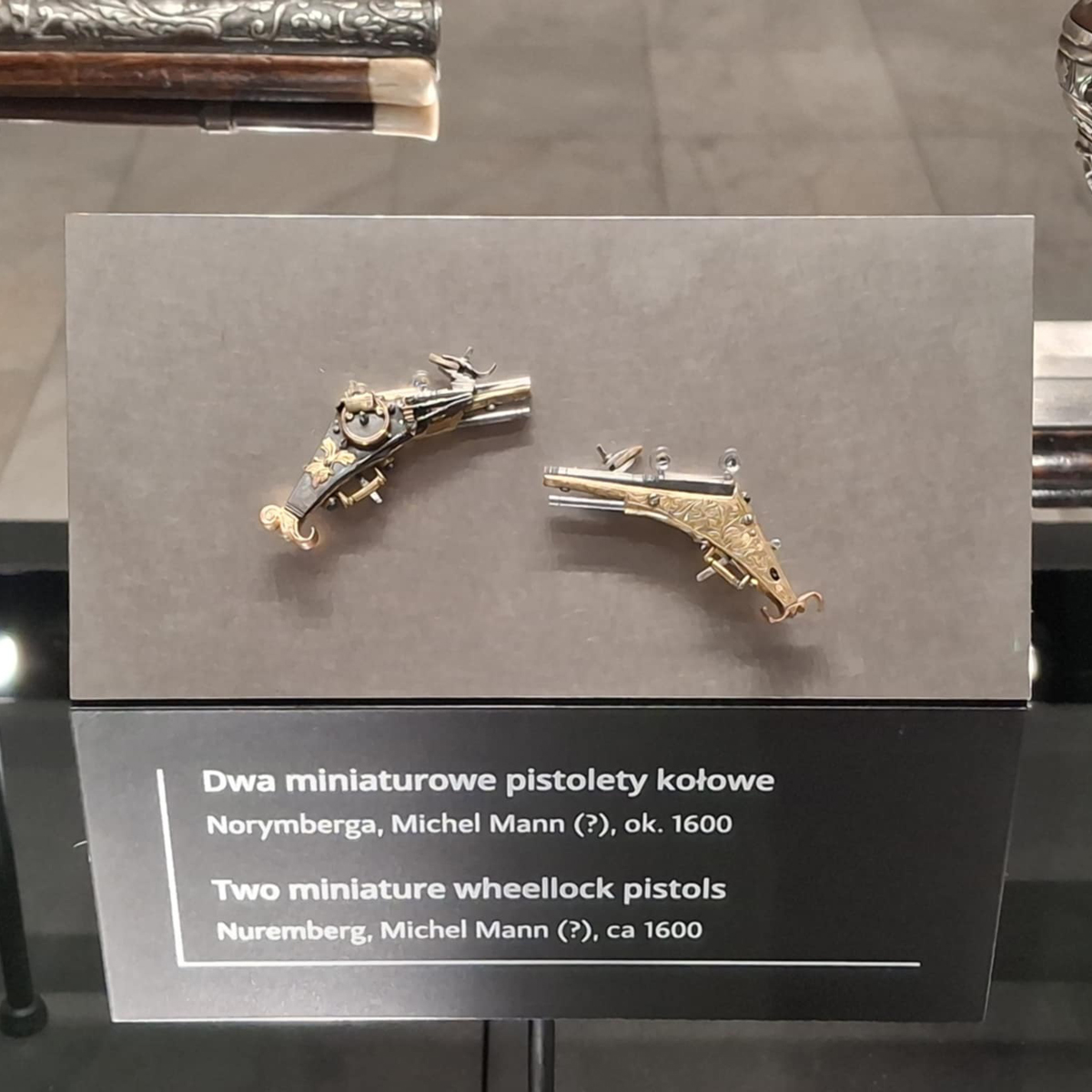 Miniature Wheellock Pistols Michel Mann
