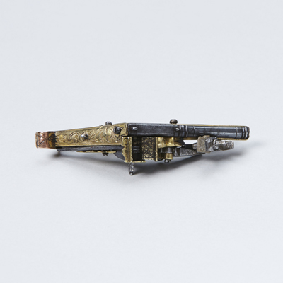 Michel Mann, miniature wheellock pistol, Nuremberg