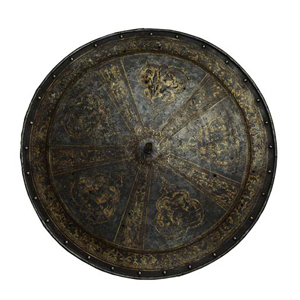 An Italian Renaissance Rondache, etched and gilt